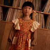 Apolina :: Ursina Frill Pinafore Autumn Harvest Floral