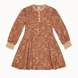 Apolina -  Gloria Dress Woodland Floral Hazel