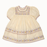 Apolina -  Patsy Ribbons Dress Cream