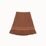 Apolina -  Veronica Skirt Winter Stripe Hazel