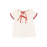 Birinit Petit :: Red Stripes Embroidered Dress