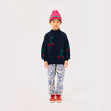 Bobo Choses :: Bobo Cherry All Over Turtle Neck Jumper Navy Blue