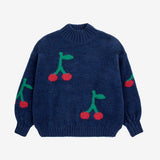 Bobo Choses :: Bobo Cherry All Over Turtle Neck Jumper Navy Blue