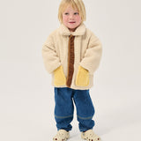 Bobo Choses - Baby Pixel Abduction Sheepskin Reversible Jacket