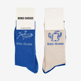 Bobo Choses :: Happy Worm & Reading Crocodile Long Socks Pack
