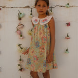 Bachaa -  Azur Dress Watercolor Print