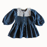 Bonjour Diary :: Tunique Blue Denim Flower Print