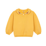Birinit Petit :: Mustard Embroidered Hoodie