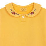 Birinit Petit :: Mustard Embroidered Hoodie
