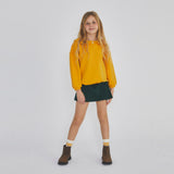 Birinit Petit :: Mustard Embroidered Hoodie