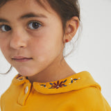 Birinit Petit :: Mustard Embroidered Hoodie