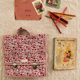 Bonjour Diary - School Bag Flowers Field Print