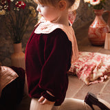 Bachaa :: Angel Romper Burgundy