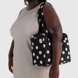 Baggu - Everyday Cloud Bag Black and Cream Polka Dot
