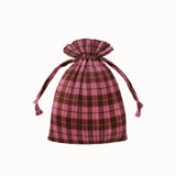 Baggu - Pleated Baggu Azalea Pink Tartan
