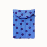 Baggu - Puffy Laptop Sleeve 13"/14" Blue Polka Dot