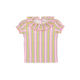 Misha And Puff -  Balloon Sleeve Paloma Tee Aura Vaquero Stripe