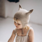 Bambolina :: Fox Kitty Hat White Almond