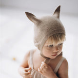 Bambolina :: Fox Kitty Hat White Almond