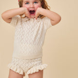 Birinit Petit :: Ivory Openwork Bloomer Short