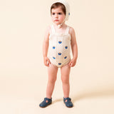 Birinit Petit :: Knit Bonnet With Floral Embroidery Baby