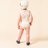 Birinit Petit :: Knit Bonnet With Floral Embroidery Baby