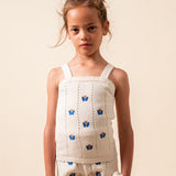 Birinit Petit :: Knit Short With Floral Embroidery