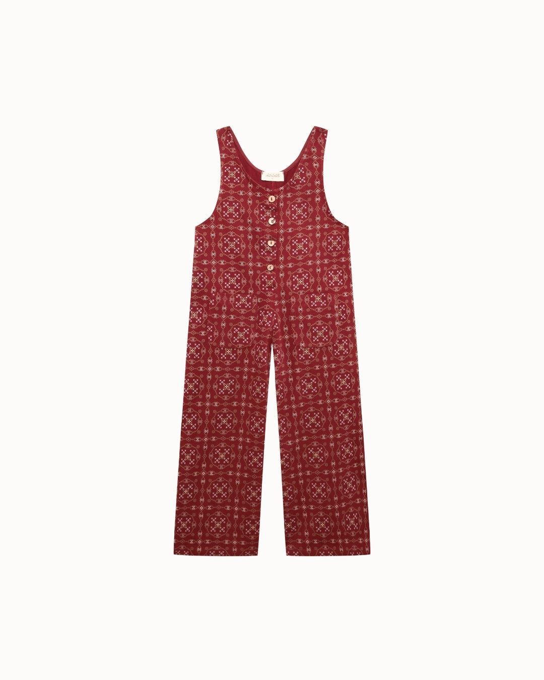 Birinit Petit Ribera Overall - girls floral print overall