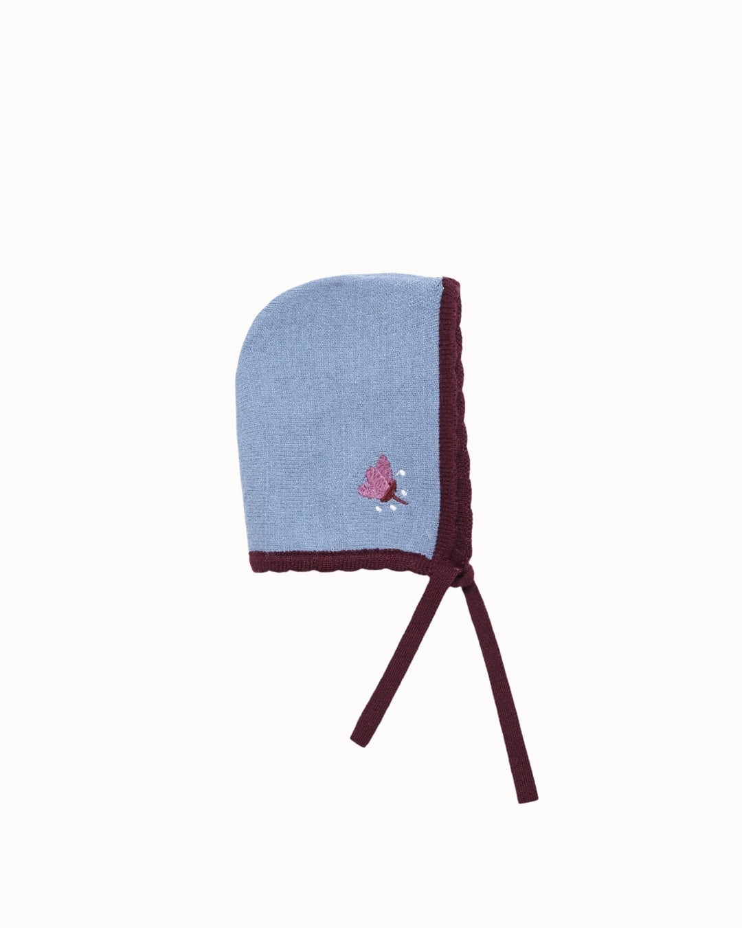 Birinit Petit Stone Knit Embroidered Bonnet - baby hat