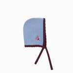 Birinit Petit Stone Knit Embroidered Bonnet - baby hat