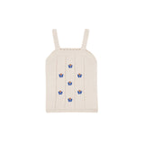 Birinit Petit -  Knit Top With Floral Embroidery