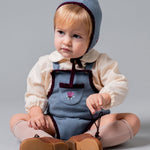 Birinit Petit Stone Knit Embroidered Bonnet - baby hat alternate view