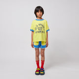 Bobo Choses :: Blue Color Block Terry Cloth Shorts