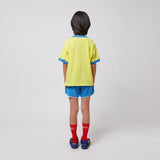 Bobo Choses :: Blue Color Block Terry Cloth Shorts