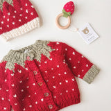 The Blueberry Hill -  Strawberry Cardigan