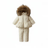 Bobble Babies :: Two Piece Snowsuit Ivory
