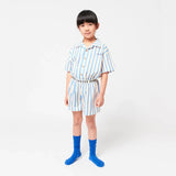 Bobo Choses :: Blue Stripes Loungewear Woven Set
