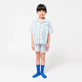Bobo Choses :: Blue Stripes Loungewear Woven Set