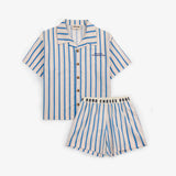 Bobo Choses :: Blue Stripes Loungewear Woven Set