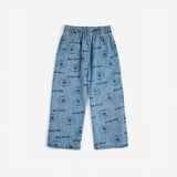 Bobo Choses :: Pickles The Dog All Over Light Denim Pants