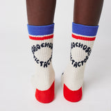Bobo Choses :: Tic Tac Toe Color Bloack Long Socks