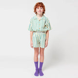 Bobo Choses :: Yellow Stripes Loungewear Woven Set