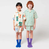 Bobo Choses :: Yellow Stripes Loungewear Woven Set