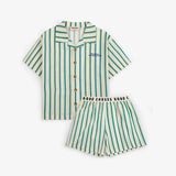Bobo Choses :: Yellow Stripes Loungewear Woven Set