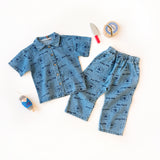Bobo Choses -  Pickle The Dog All Over Denim Shirt