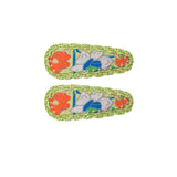 [Pre-Order] Kidsagogo :: Crochet Trim Hair Clip Vite Fiorita Limone