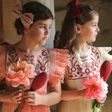 Bonjour Diary :: Dress Pleated Nude Taffetas