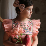 Bonjour Diary :: Dress Pleated Nude Taffetas