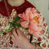 Bonjour Diary :: Handsmock Blouse With Removable Crochet Collar Aline Print