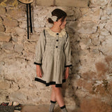 Bonjour Diary :: Tunique With Hair Clip Black Stripe